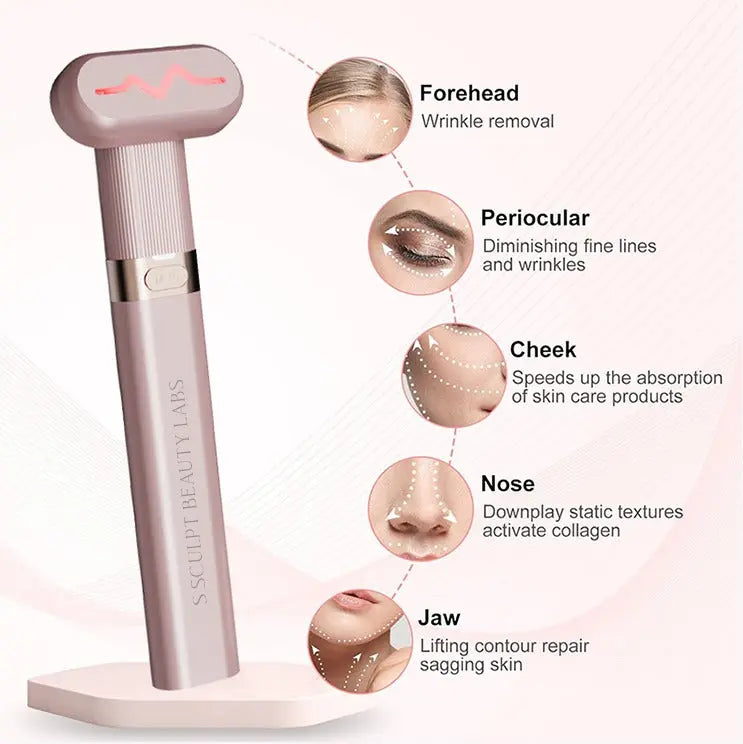 S Sculpt Beauty Labs LED Light Therapy For Skincare Products.