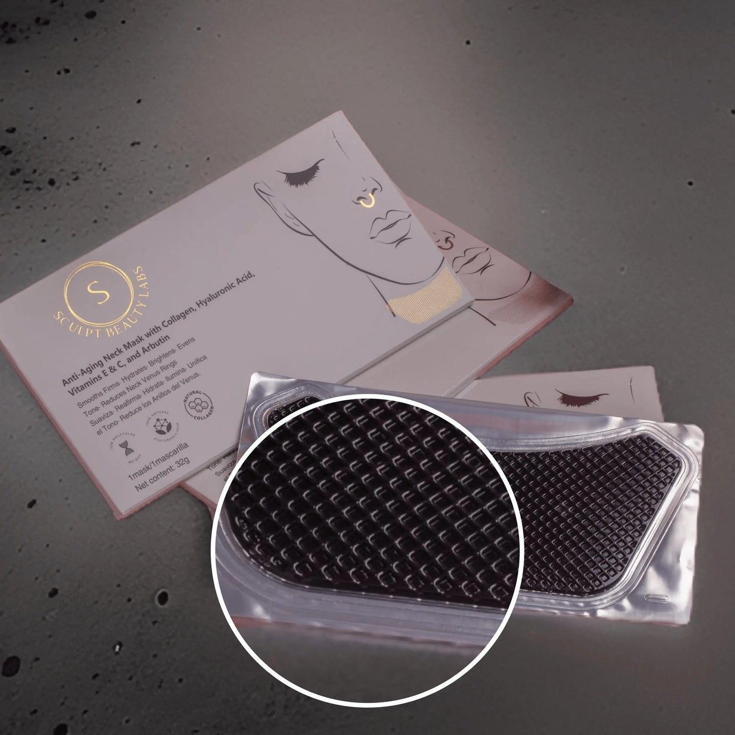 Hydrating neck mask