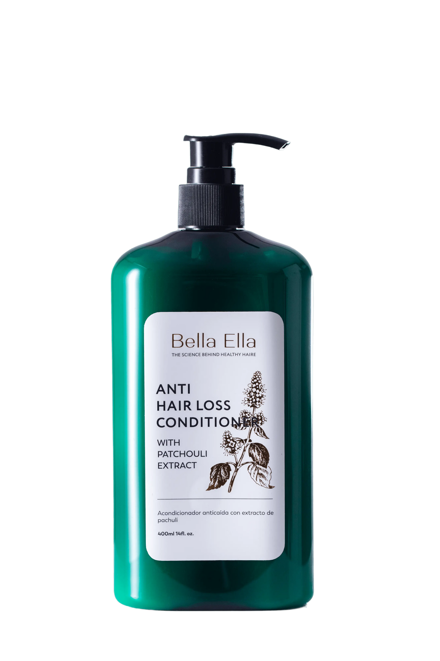 Bella Ella Beauty Conditioner with Patchouli Extract and Anti-Static Effect for Hair Extensions