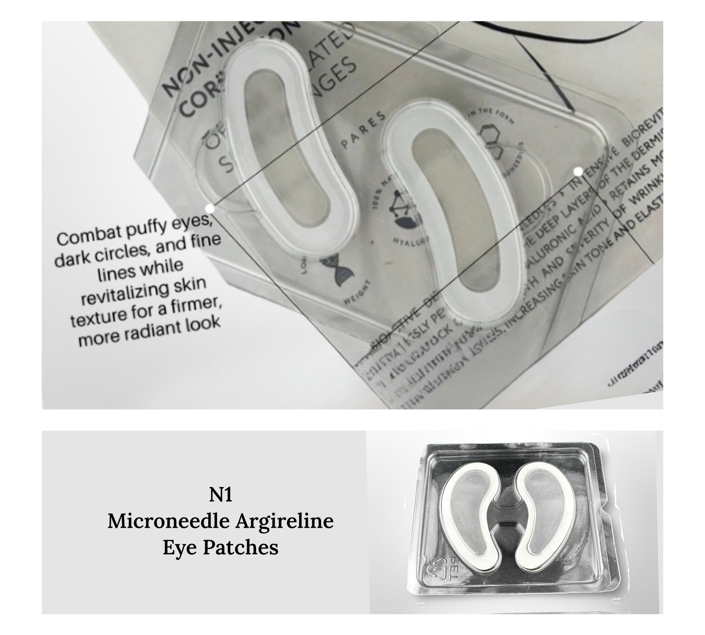 Microagujas 0.5mm sin dolor entregan Hexapeptido-8 (Argireline™), ácido hialurónico directamente en piel.
Certificado UE CPNP. Resultados 1ª uso. Todos tipos piel.