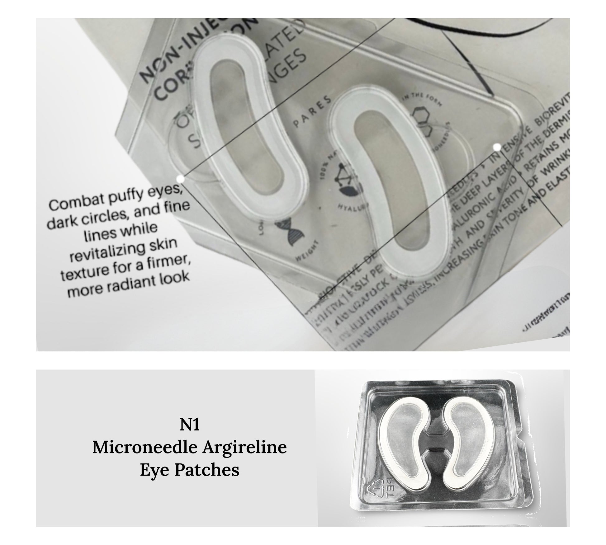 Microagujas 0.5mm sin dolor entregan Hexapeptido-8 (Argireline™), ácido hialurónico directamente en piel.
Certificado UE CPNP. Resultados 1ª uso. Todos tipos piel.